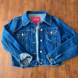 Zana Di Blue Crop Jean Jacket